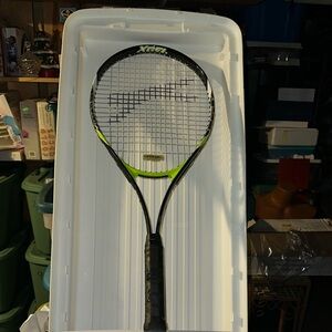 Slazenger Tennis Racket with Black and Green Accents